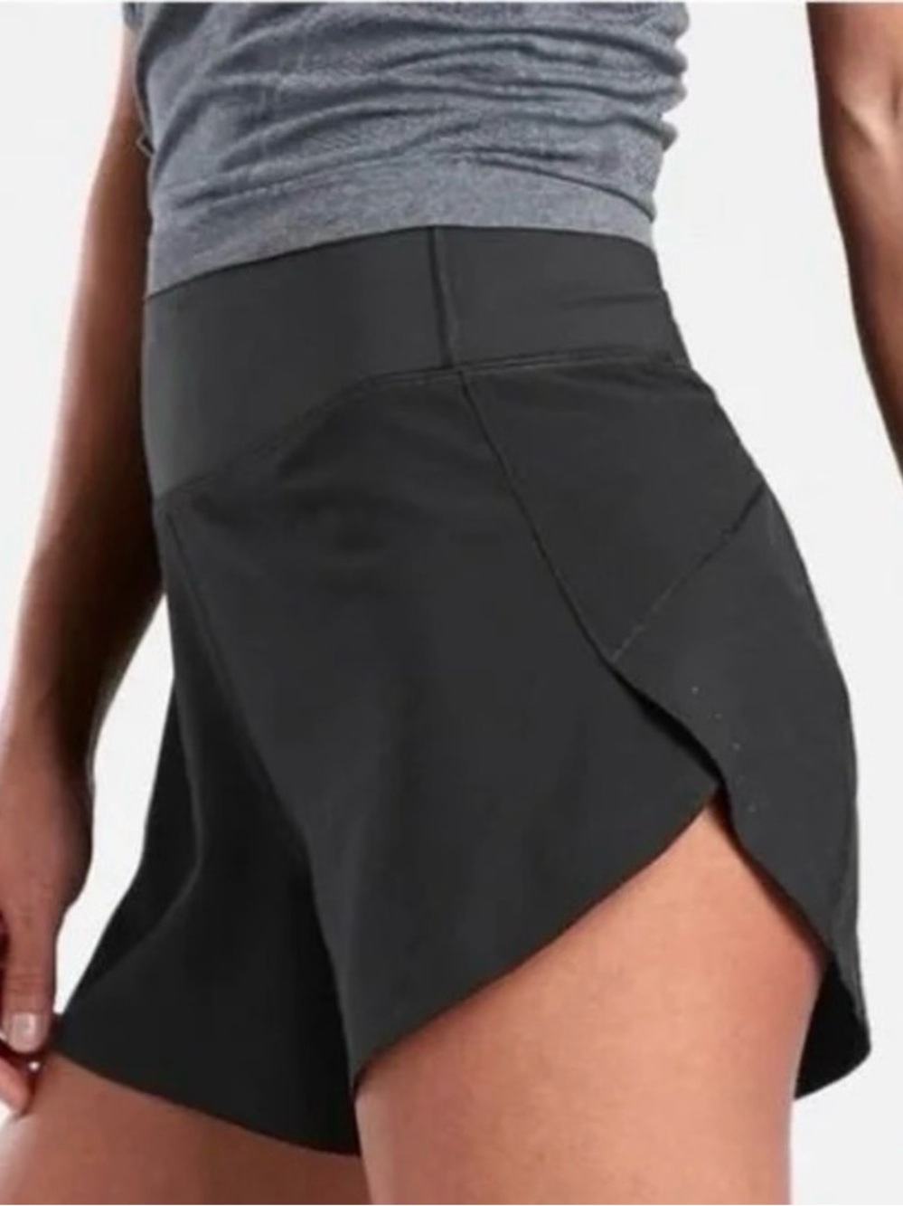 Athleta Run With It 3.5” Shorts black size XS extra small